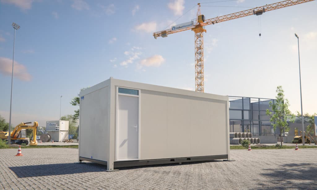 Kleedkamer unit met sanitair