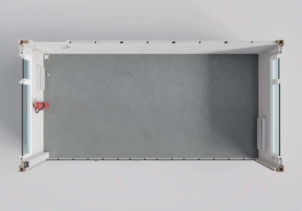 Kantoorunit met open voorzijde