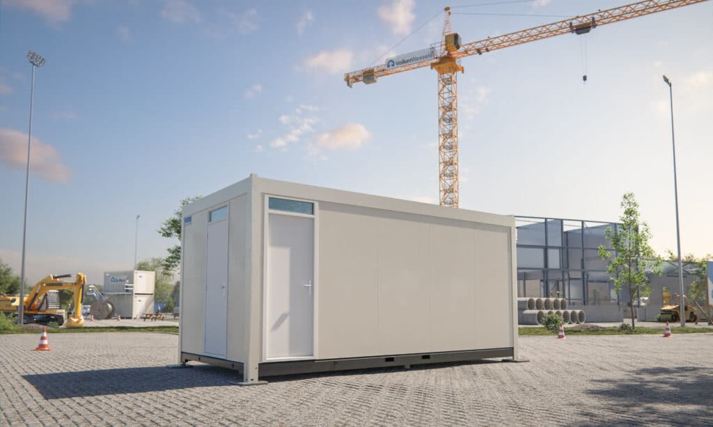Kantoorunit met keuken en toilet